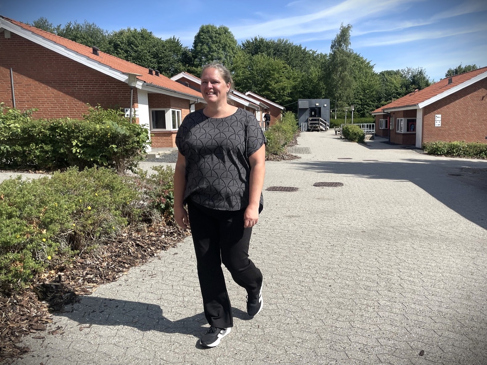 PlusSundhed holder til på Stentoft i Sdr. Stenderup. Her har Helle arbejdet som vagtplanlægger siden 2018.