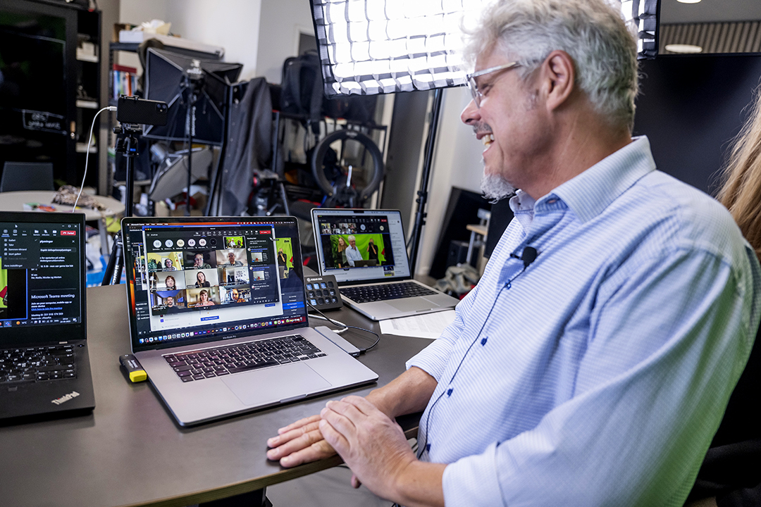 Morten underviser på Multimediedesigner online.
