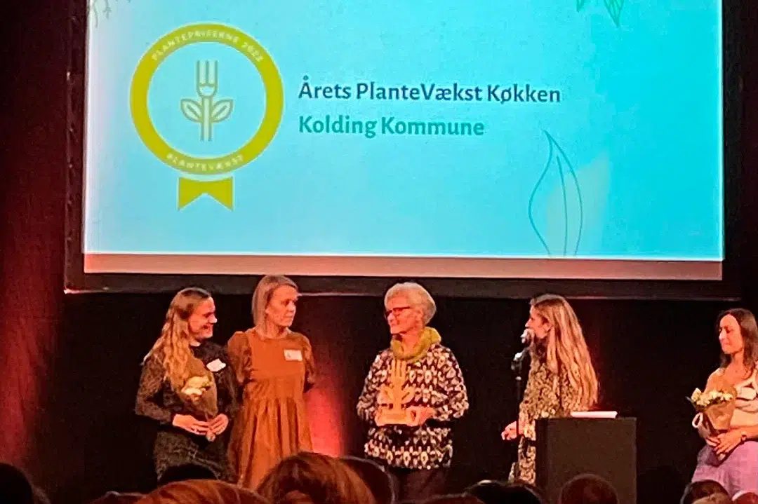 Billede fra prisuddelingen