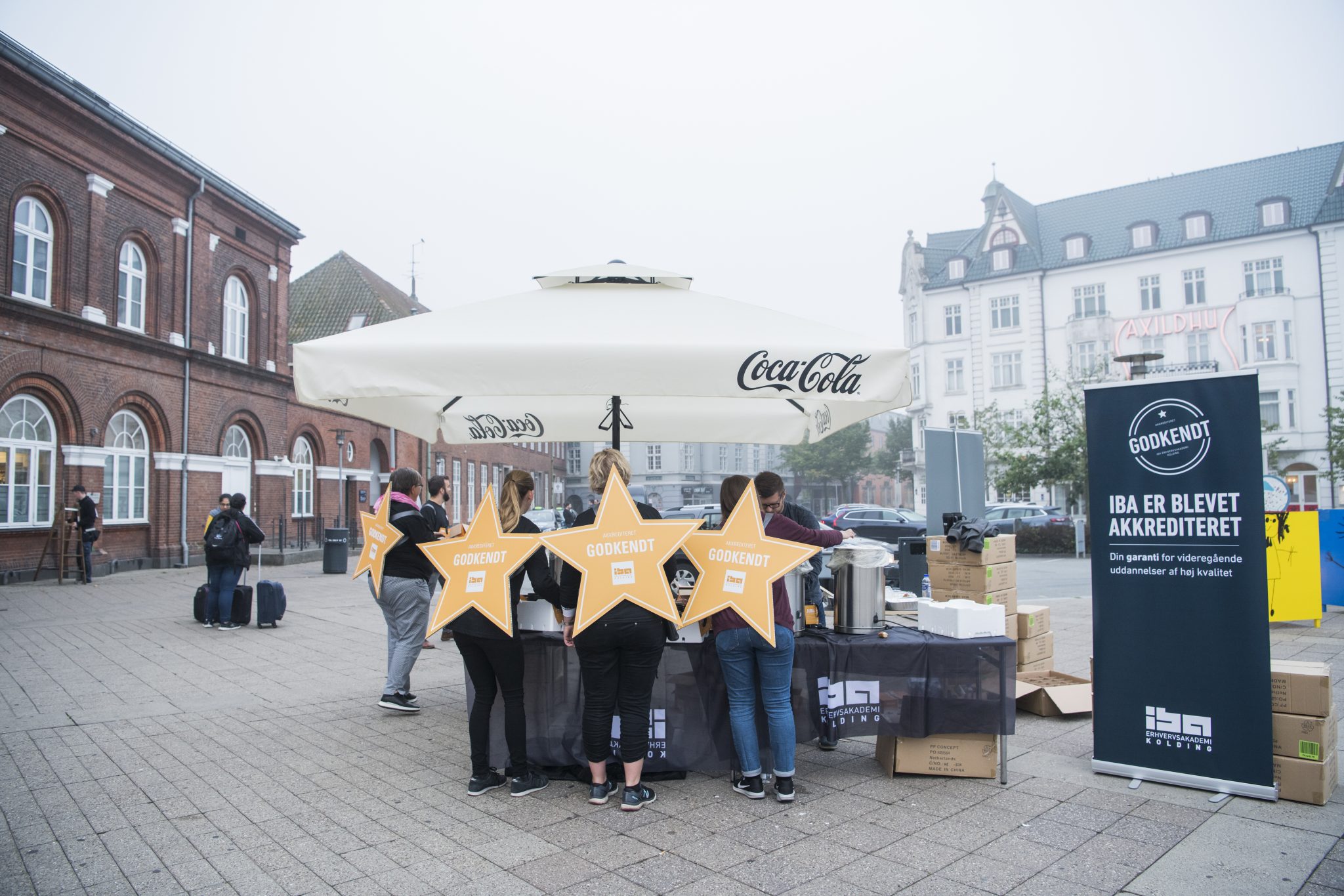 Billede fra event i midtbyen, da IBA blev akkrediteret i 2018.