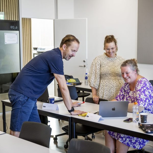 Billede fra undervisning på efteruddannelse