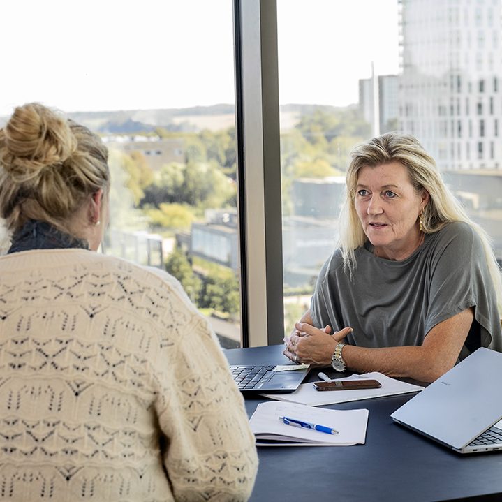 Gitte Valentin der giver karrierevejledning