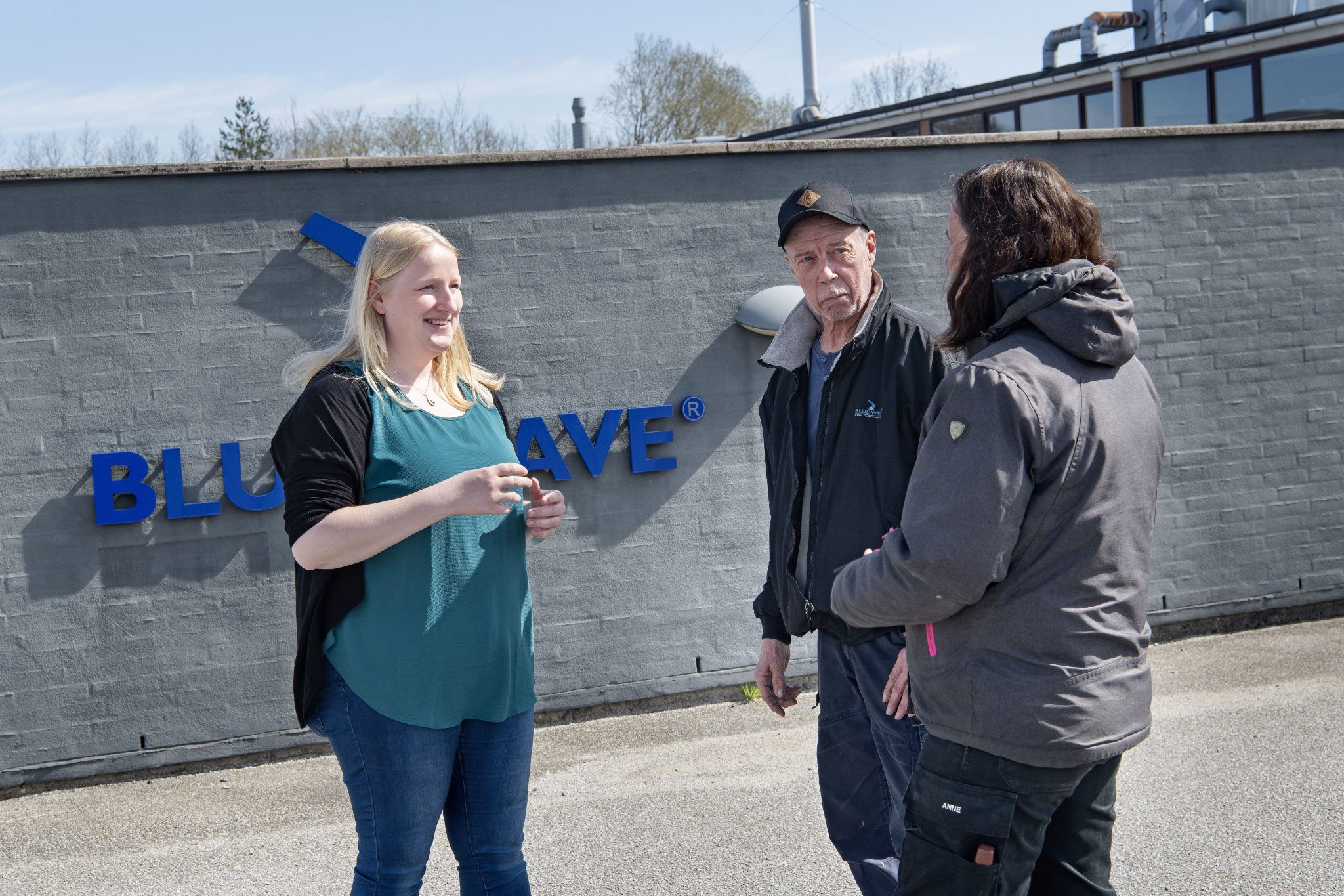 Lena og to kolleger