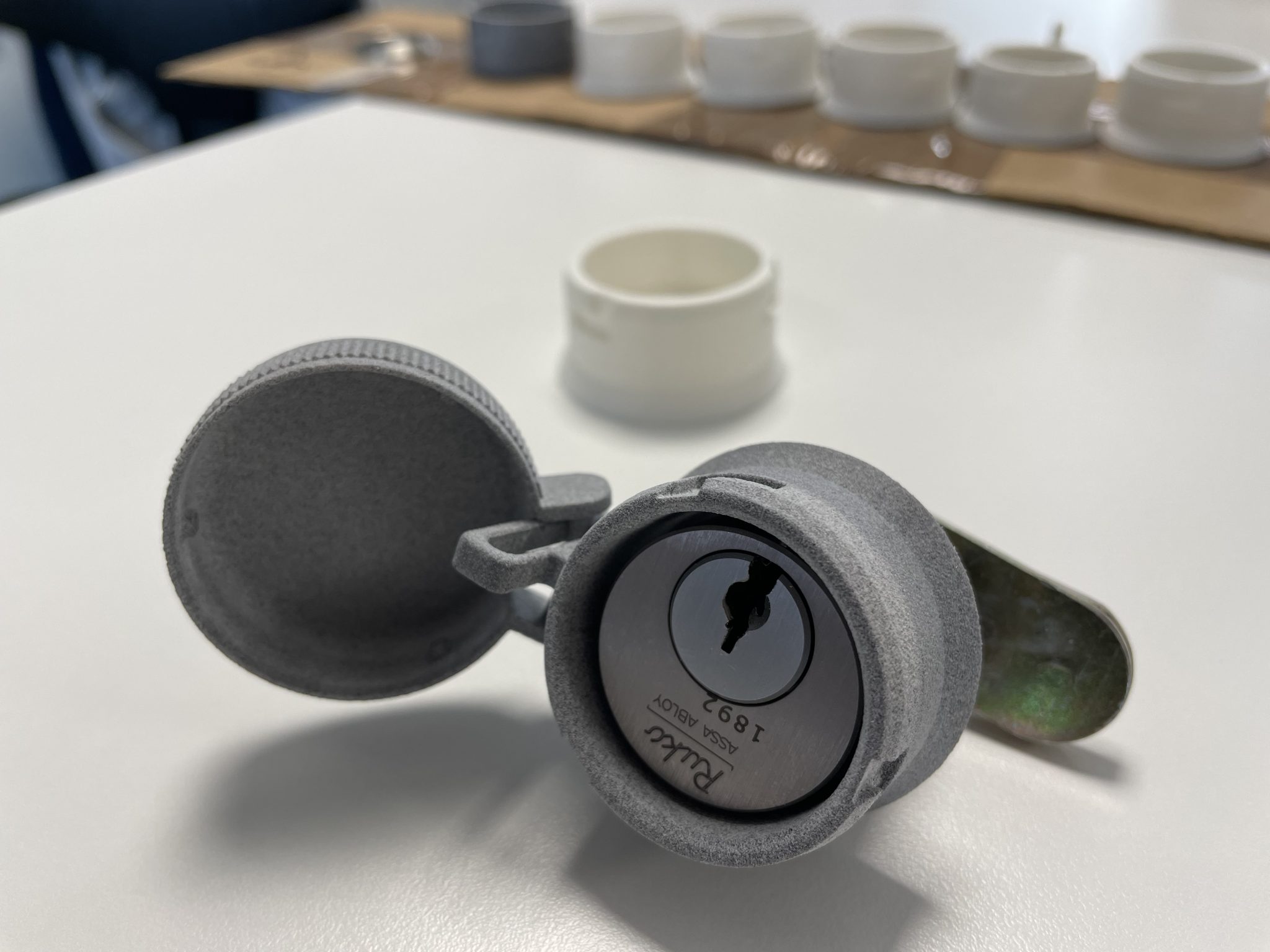Billede af 3D-printet nøgleboks