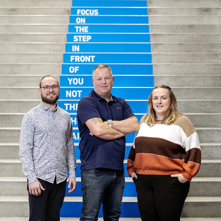 Jannie, Tommy og Emil fra Industriel 3D-print