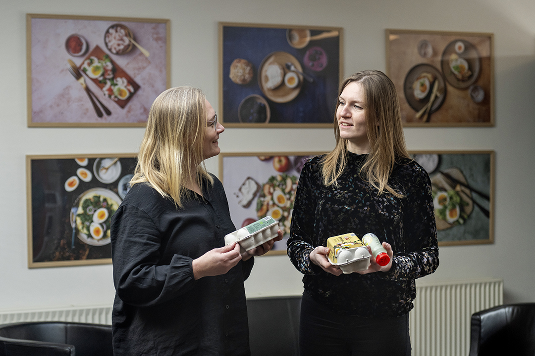 Louise Paarup og kollega.