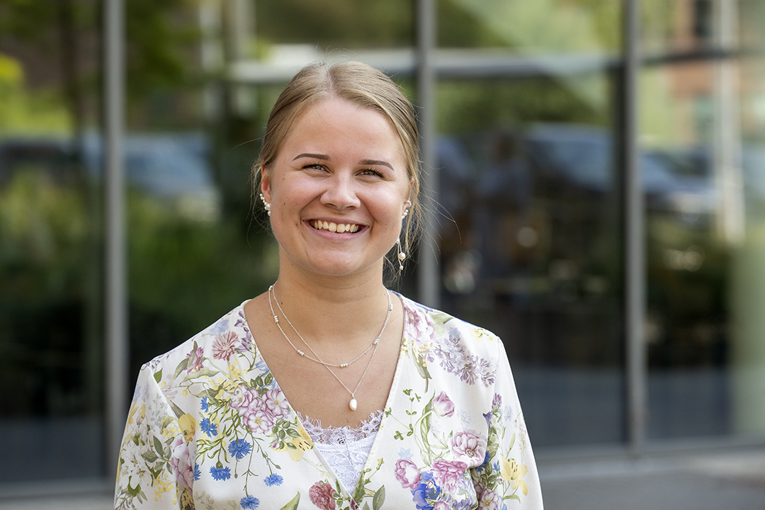 Foto af Camilla foran IBA