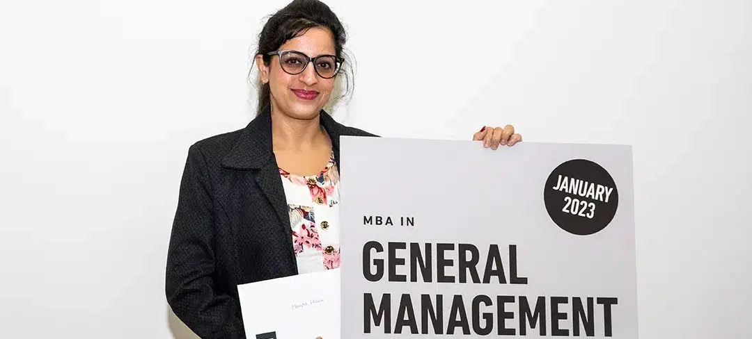 Mamta chose IBA for both the education and the experience