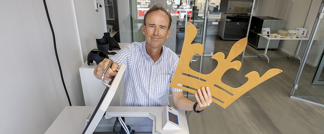 Kongekroner trylles frem i 3D-printeren