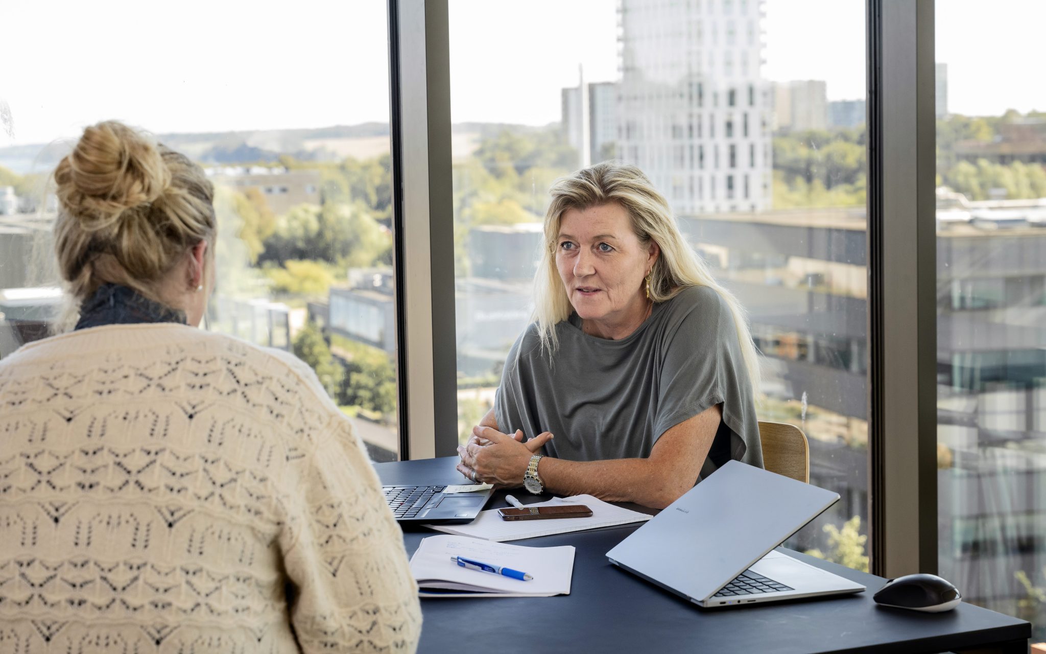Gitte Valentin der giver karrierevejledning