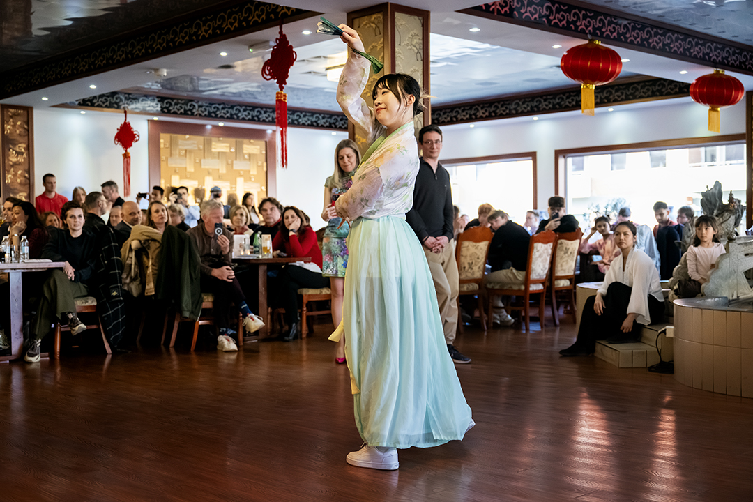 Zhihao Song dancing.
