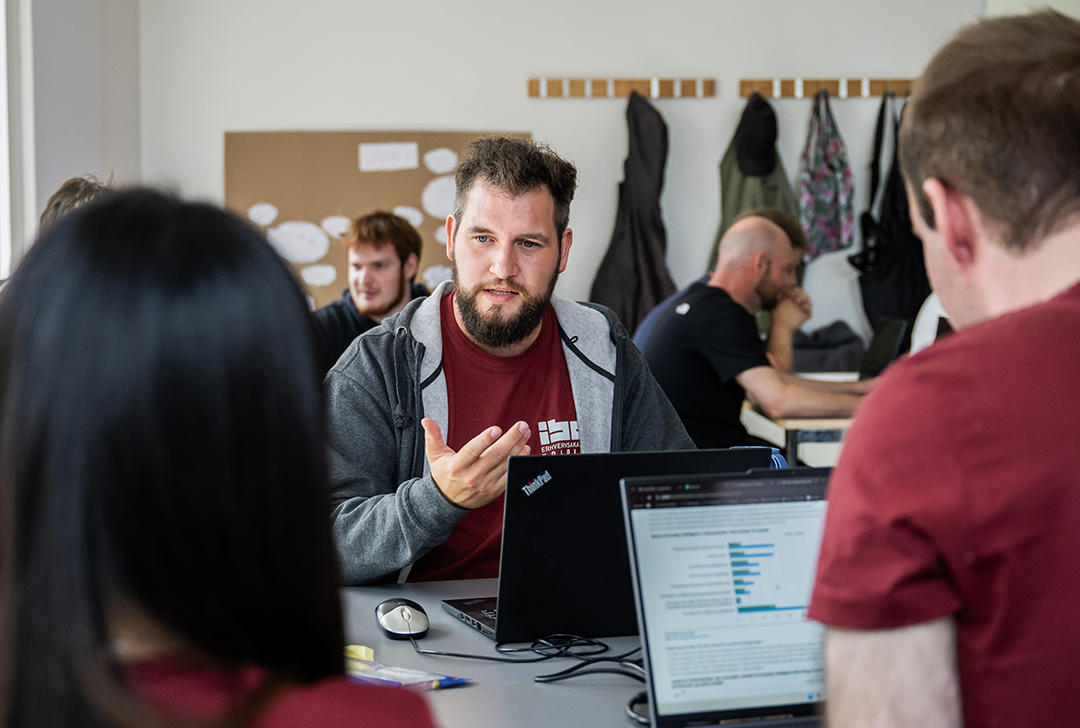 Kristian har læst AI Manager, som er et nyt forløb på 3. semester.