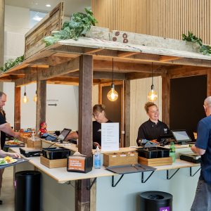 Foto af den nye kantine