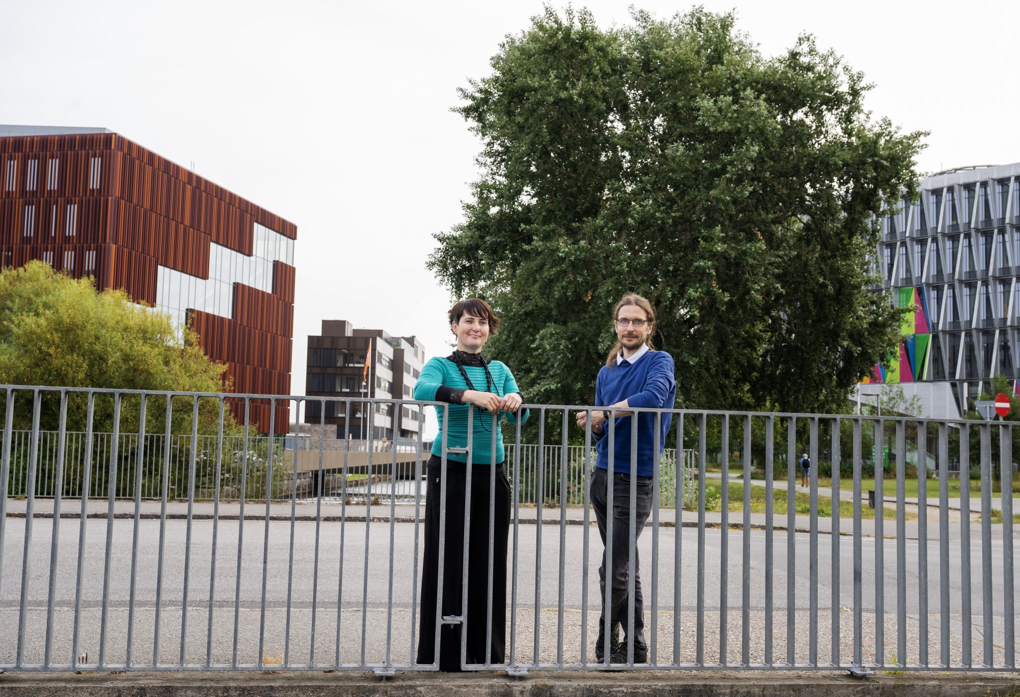 Foto af Anne dorthe og hendes forskningskammerat