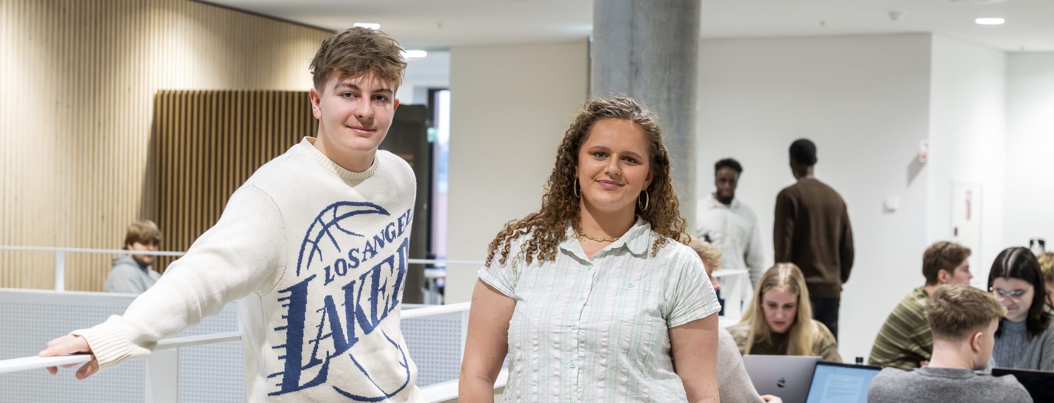 Studiedag på IBA gav Louise og Frederik noget at tænke over