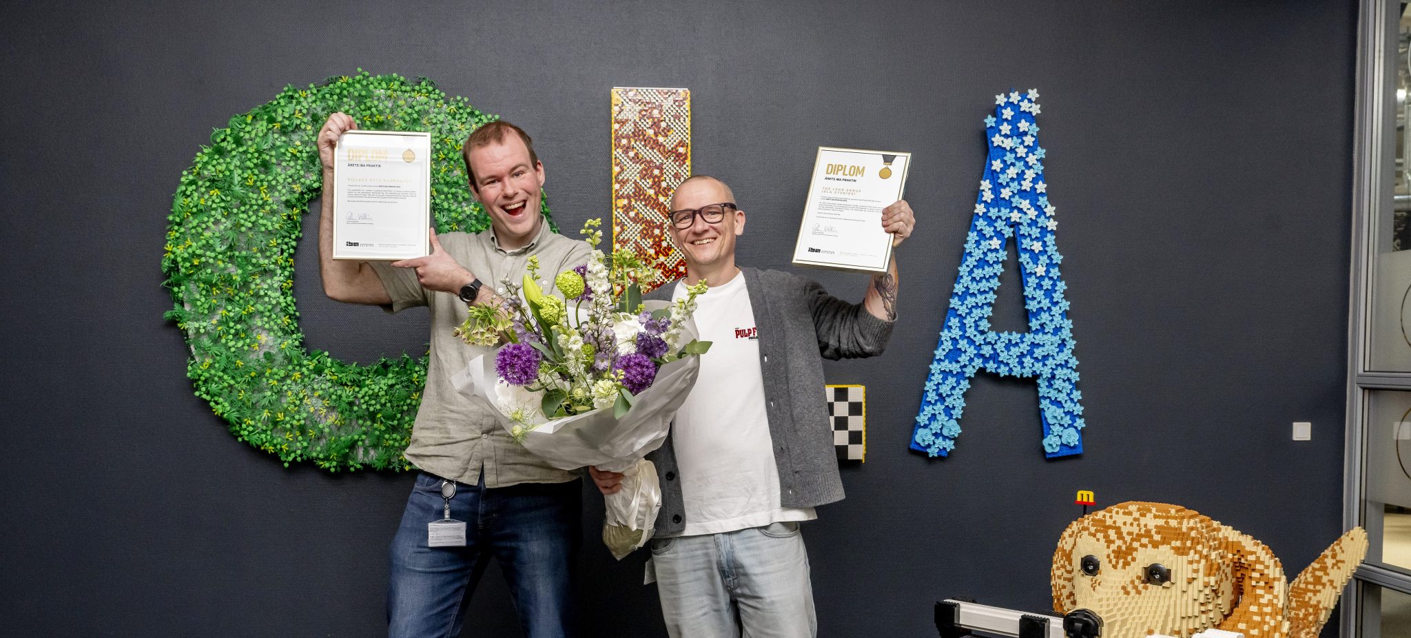 Villads og LEGO er vindere af IBA’s praktikpris